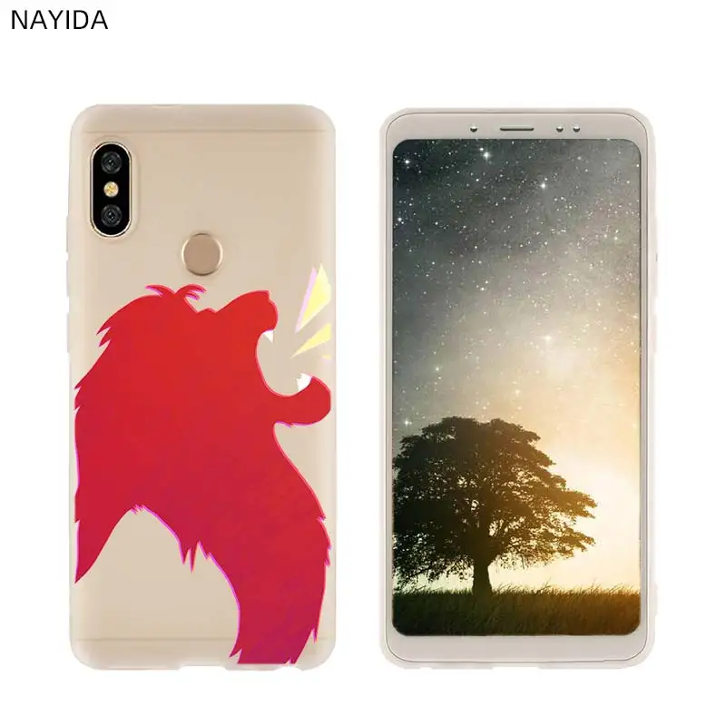 Мягкий чехол для телефона Xiao mi 9 8 mi A1 A2 A3 lite F1 6 5X se для Red mi Note 8 7 6 5 Hakuna Matata Lion King - Color: 3D printing 09