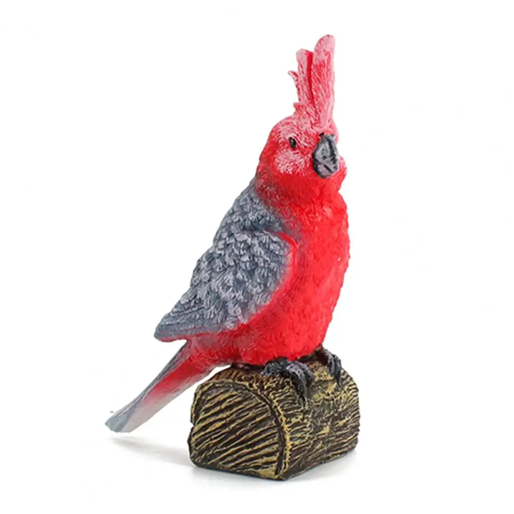 

Clear Texture PVC Wild Parrot Animals Model Figures Educational Toy for Playing