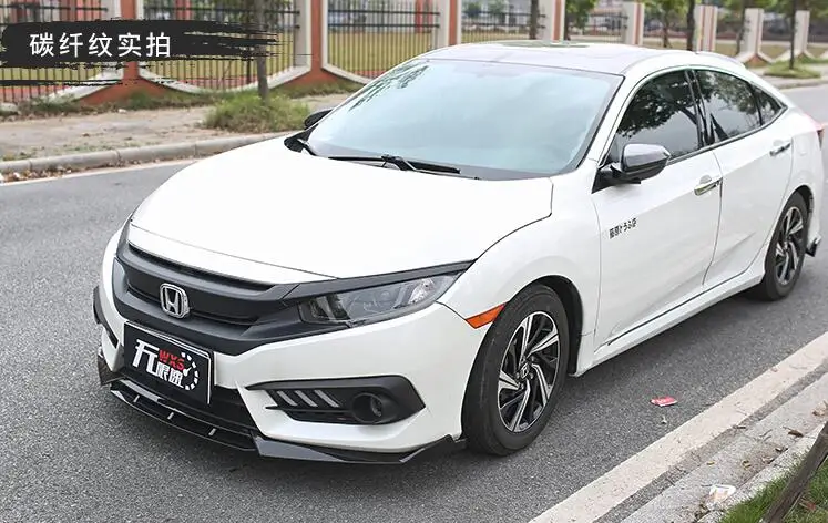 Для Honda Civic Body kit спойлер 2015-2018 для 4C ABS задний передний бампер диффузор защитные