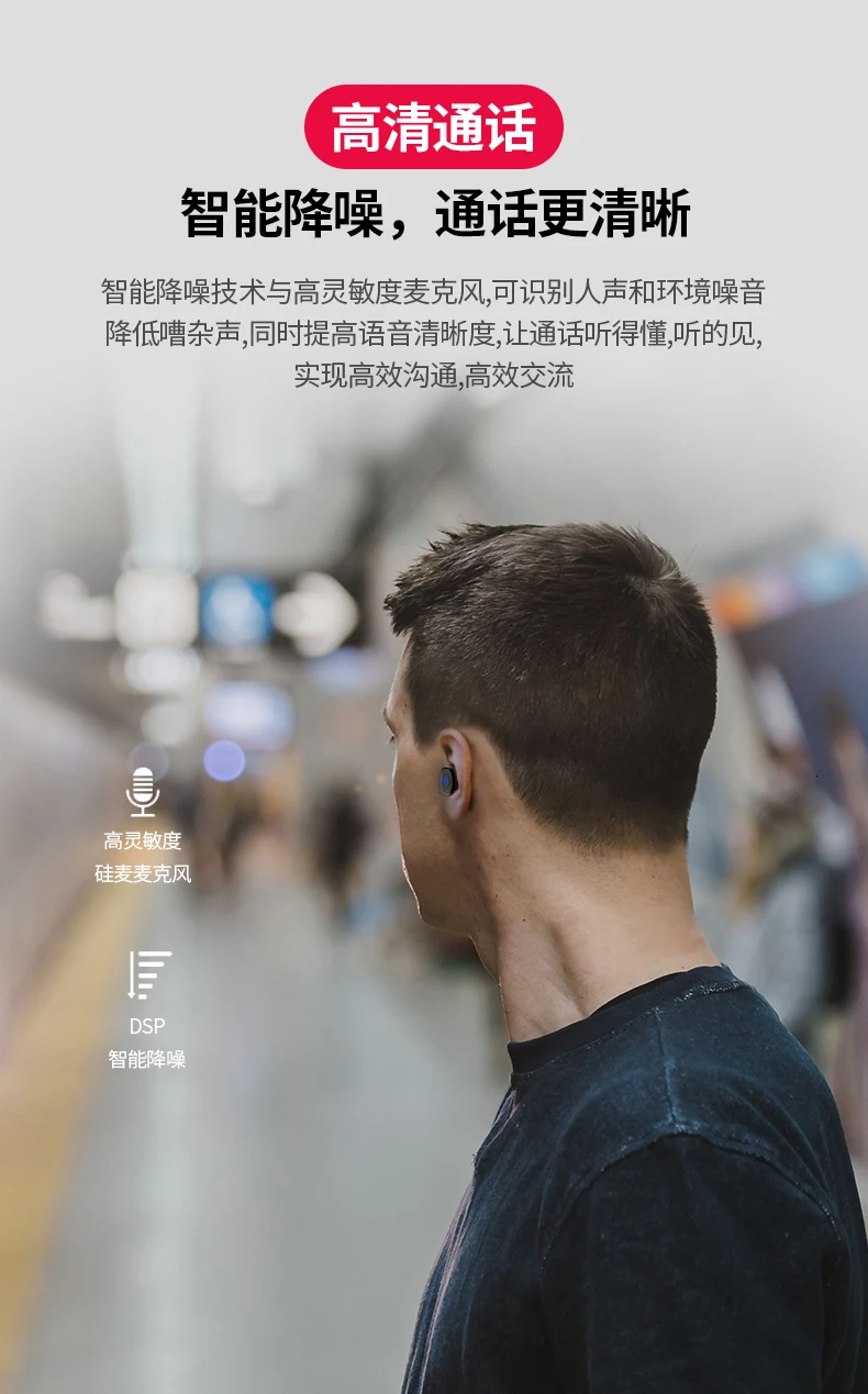 AK Yinyoo A13 T6 5D Bluetooth 5,0 TWS Беспроводные водонепроницаемые наушники Bluetooth с шумоподавлением наушники вкладыши