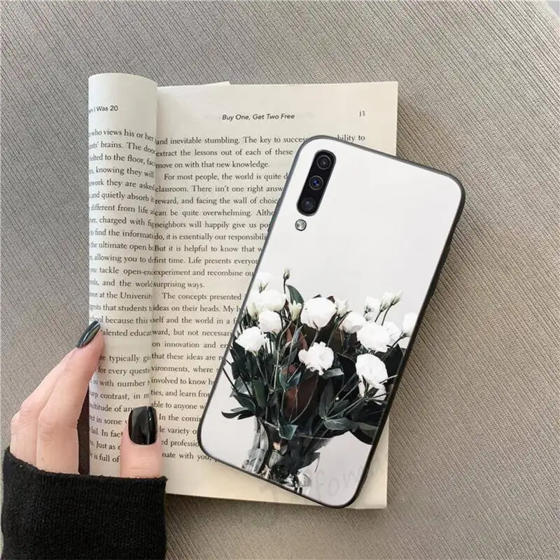 

Elegant Pink Purple Peony Flower On the Vase Phone Cases For Samsung S 9 10 20 A 10 21 30 31 40 50 51 71 s note 20 j 4 2018 plus