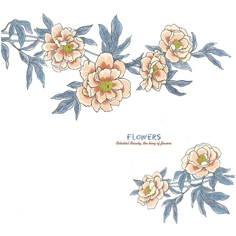 

Large Retro Wall Stickers Flowers Sofa Background Painting Wall Decor Girls Kids Room Living Room Bedroom Decoration Decals