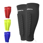 Женские и мужские подростковые Детские Щитки на голень для футбола, защитные компрессионные гетры до голени, велосипедные гетры, Спортивная безопасность, индивидуальный логотип