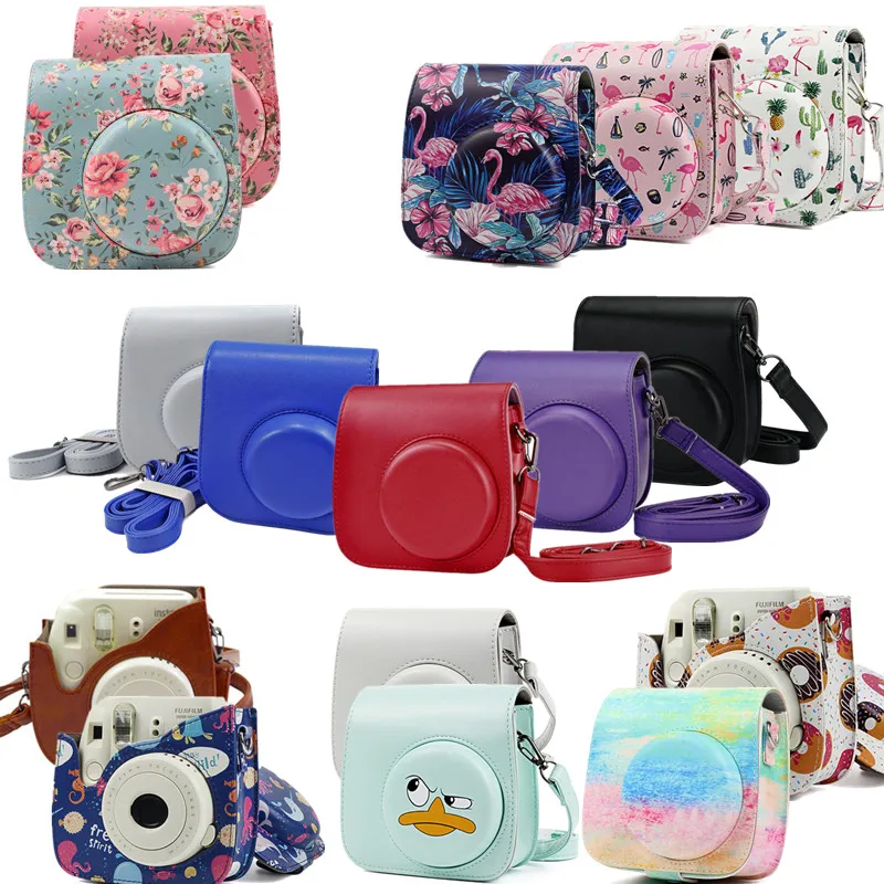 Мини камера CasShoulder ремень для Instax Mini 9 8 + мгновенная пленка se сумка PU Fujifilm кожаный