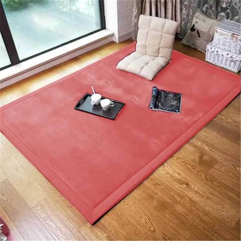 50 новый толстый коралловый флисовый ковер татами коврик для спальни детский