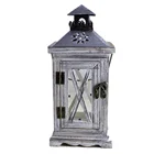 Подарок для сада винтажный подвесной изысканный домашний Свадебный деревянный металлический с ручкой Европейский стиль подсвечник ручной работы фонарь