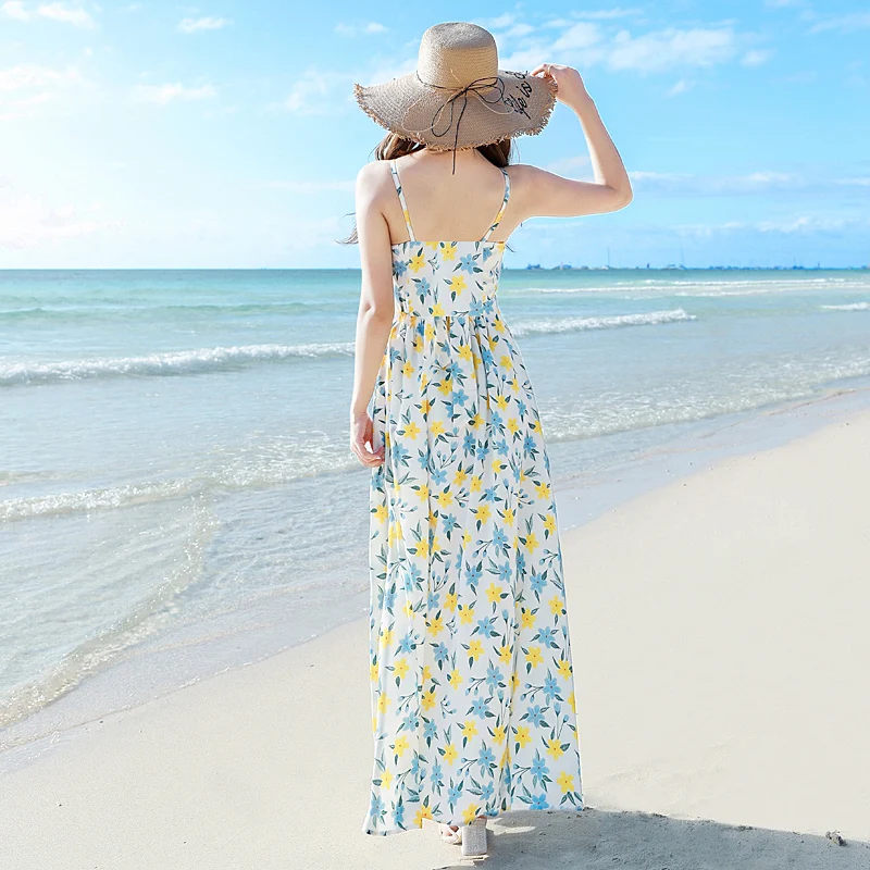 

Suspender Chiffon Dress in Summer 2021