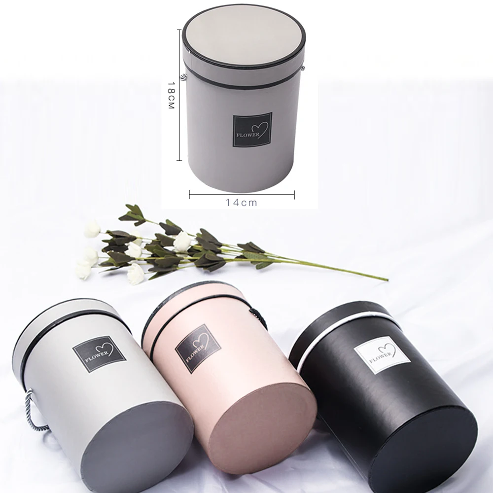 Дамские подарочные коробки букет мини бумажная упаковка чехол Крышка ведро для