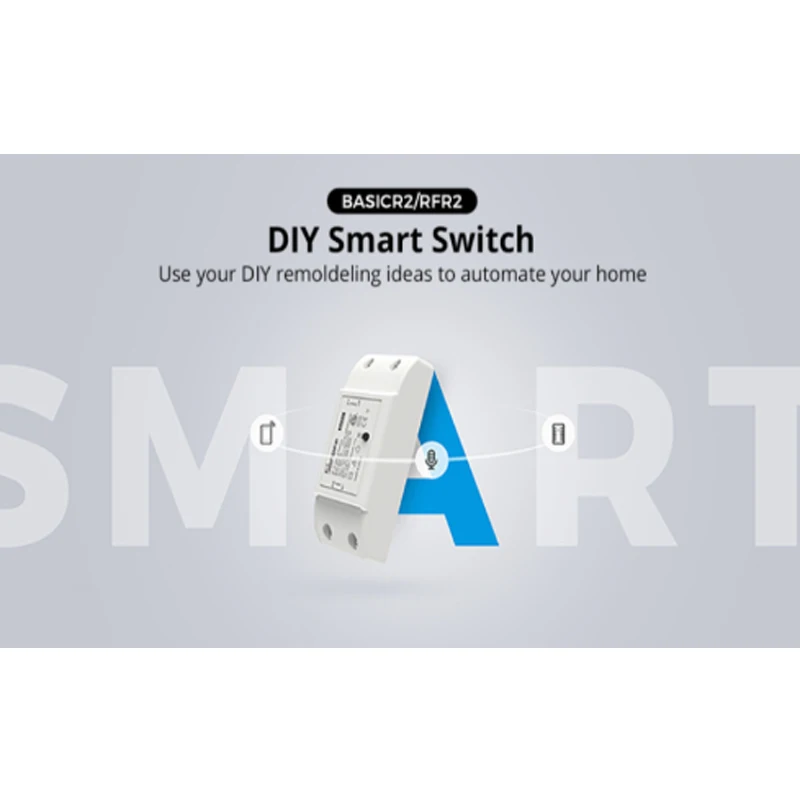 Itead SONOFF Basic R2 Wifi Switch Module Universal Breaker Timer DIY Smart Light For Home Work With Alexa | Электроника