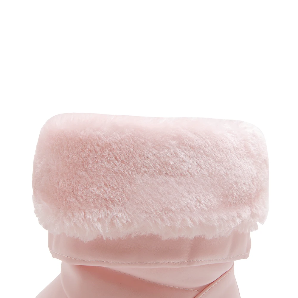 

New Fashion Women Winter Warm Snow Boots Wedges High Heels Knee High Boots Female Long High Boots Platforms Shoes Woman