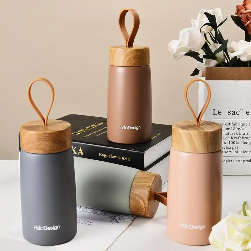 280ml Creative Fashion Insulation Coffee Cup Stainless Steel Thermos Bottle Cute Mini Water Bottle Portable Outdoor Travel Mug