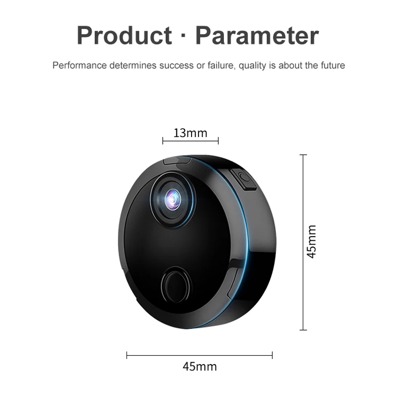 

WIFI Camera High Definition Infrared Cameras for Home Outdoor Night Vision 1080P DJA99