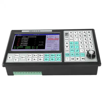 CNC 5/4 Axis Offline Mach3 USB контроллер SMC5 5 N 500 кГц g код 7 дюймовый большой экран + 6 осевой