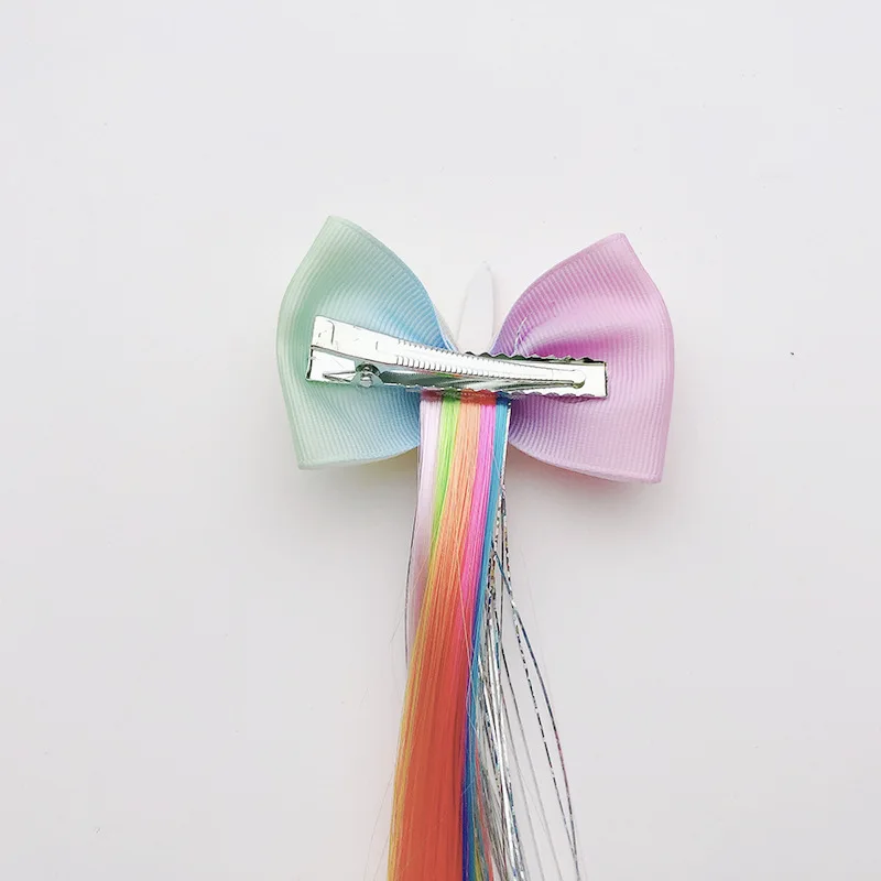 

Cute Cartoon Hair Clips Girls Kids Sweet Princess Unicorn Hairclip Colorful Fake Hair Twist Braid Headdress Hairgrip Barrettes