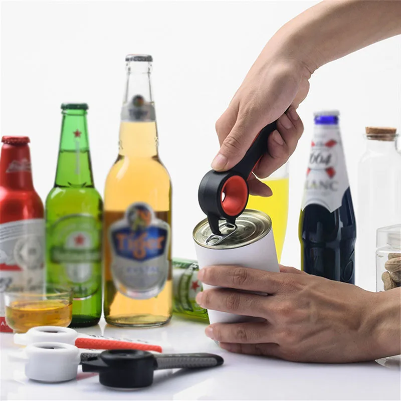 

5 in 1 Jar Can Bottle Beer Opener Remover Stainless Steel Bottles Openers Gadget Multifunction All In One Kitchen Opener Tool