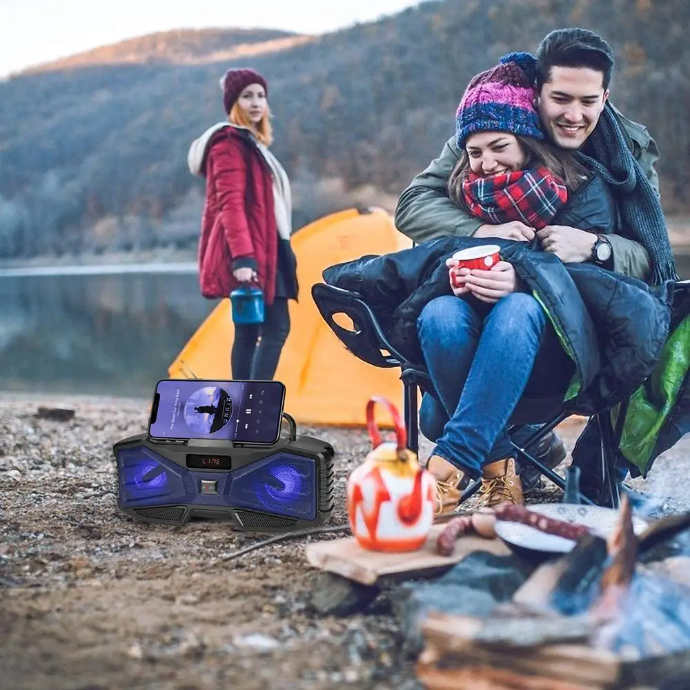 Портативные bluetooth колонки уличная Беспроводная стерео басовая колонка сабвуфер