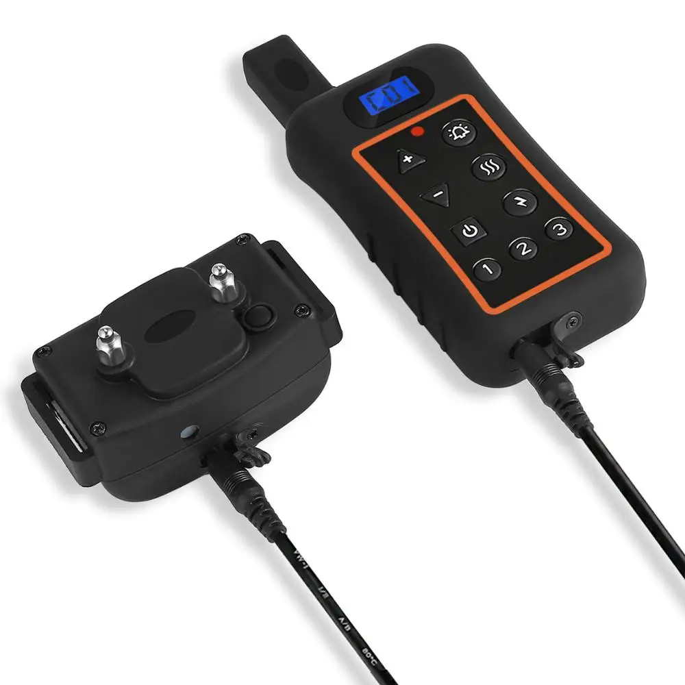 Водонепроницаемый перезаряжаемый ошейник для дрессировки собак с сигналом