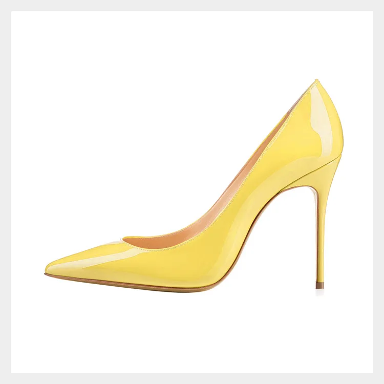 

Pure handmade high heels (no return or fashion shallow exchange) 12cm four seasons single shoes