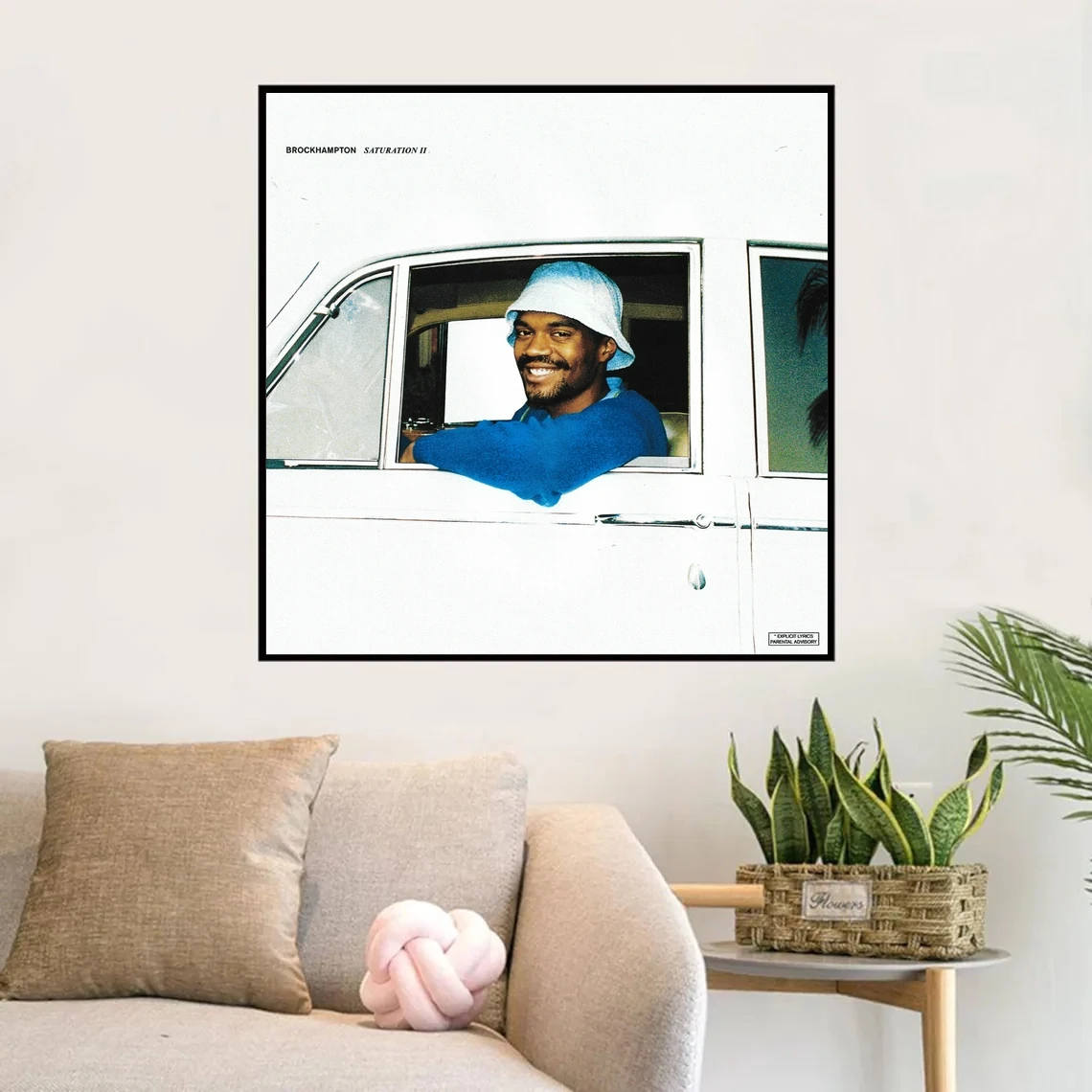 

Brockhampton Saturation 2 Music Album Cover Poster Prints Art Canvas Painting Wall Living Room Home Decor (No Frame)