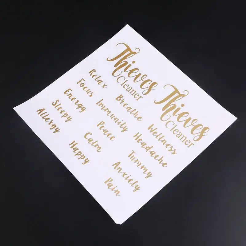 Этикетки для бутылочек с эфирным маслом наклейки тела домашнего декора ярлыки