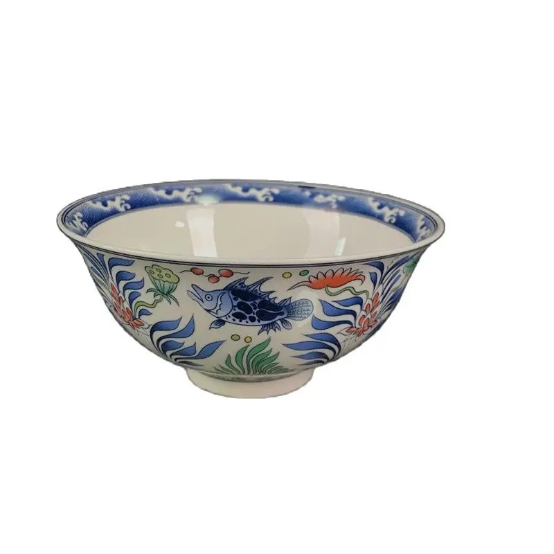 

Chinese Old Porcelain Colorful Flower Bowl