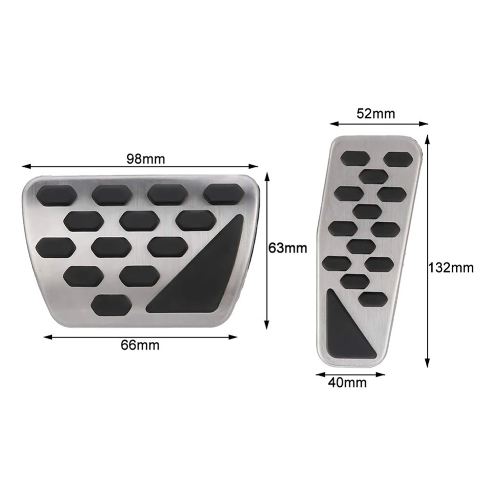2PCS Car Pedal cover Gas Automatic Brake Cover for Jeep Wrangler JL 2018 2019 Punch-free | Автомобили и мотоциклы