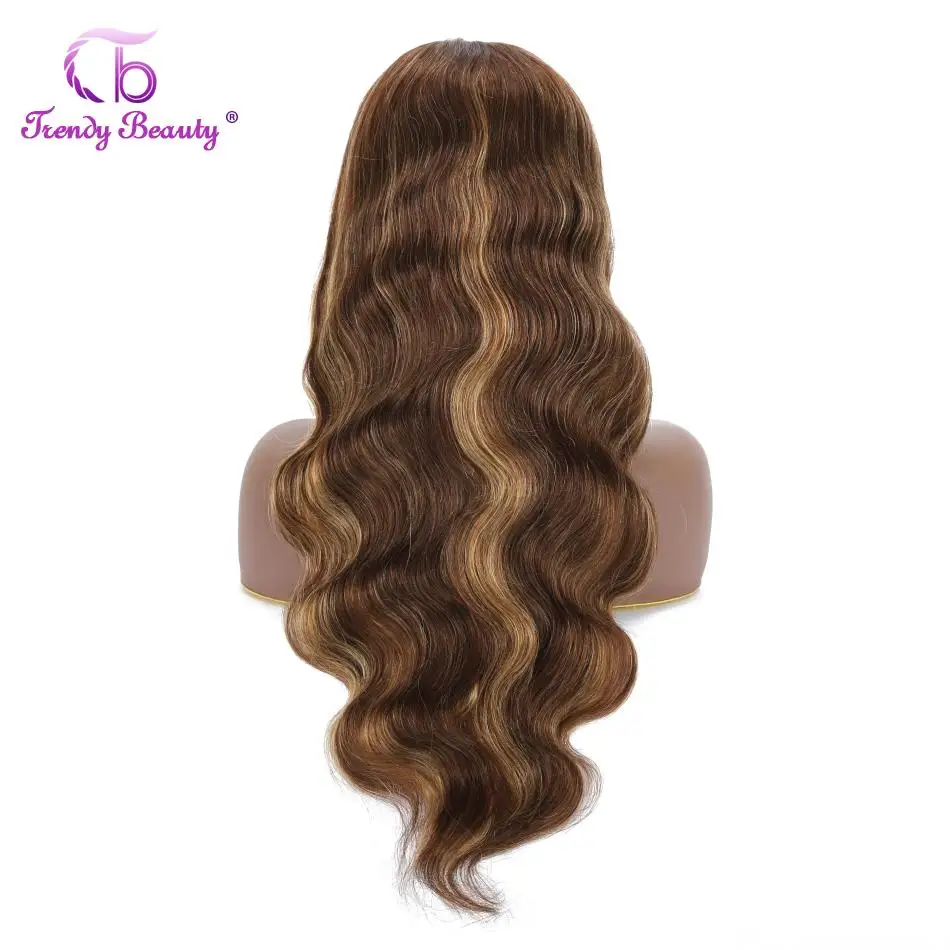 Brazilian Human Hair Wigs P4-27 Highlight Colored Pre Plucked Ombre 13x4 Lace Front Wig Highlight 13x6 Lace Front Wig For Women