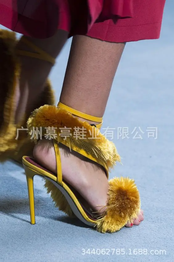 

Catwalk solid color sexy simple fashion high heel sandals