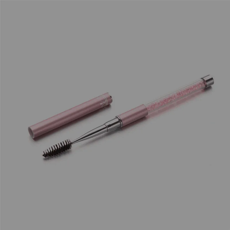 crystal brush 50 штук, 10 видов, Цвета Хрустальная ресница кисть тушь для ресниц палочки Аппликатор щеточки наращивание ресниц индивидуальные инструменты для нанесения - Handle Color: crystal brush