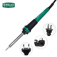 laoa electric soldering iron welding table heating pen with protective cover pc mobile phone with eu plug
