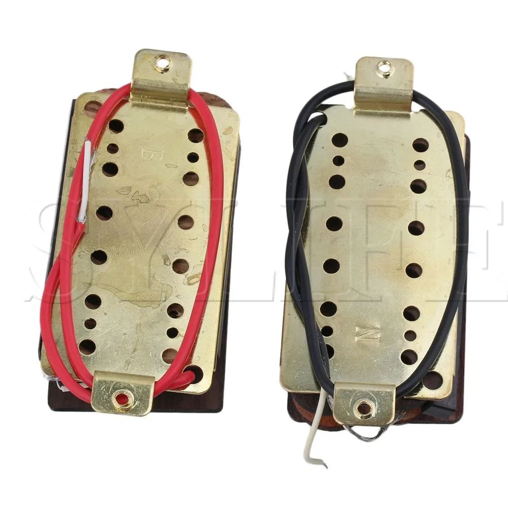 2 шт. 50/52 мм гитарный черный хамбакер мост Пикап и шейный пикап|Детали аксессуары