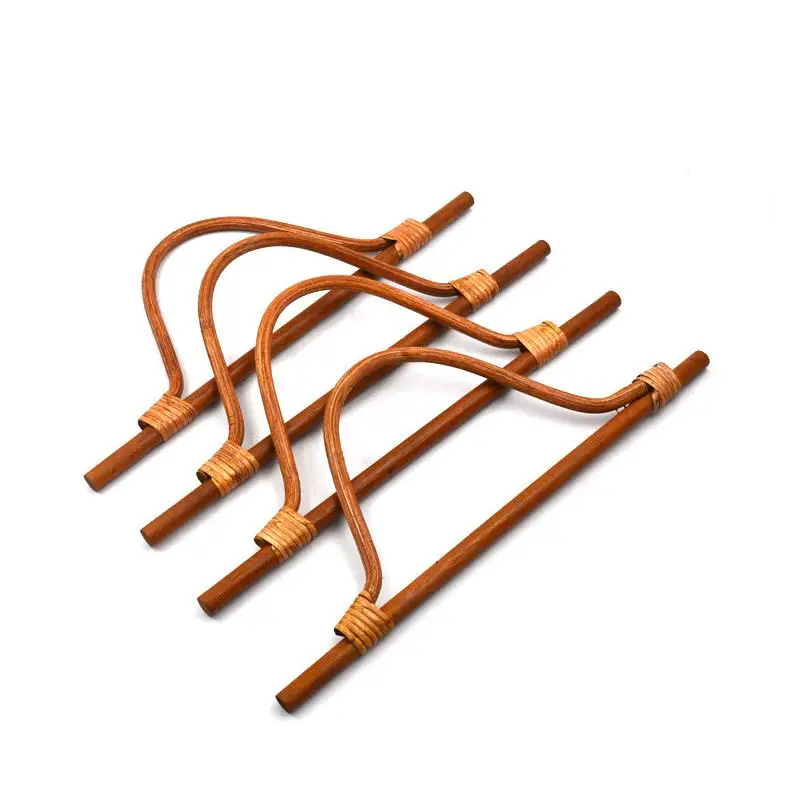 

Ремешок для сумок D-образной формы, сменный съемный аксессуар «сделай сам», деревянная подвеска из ротанга ручной работы