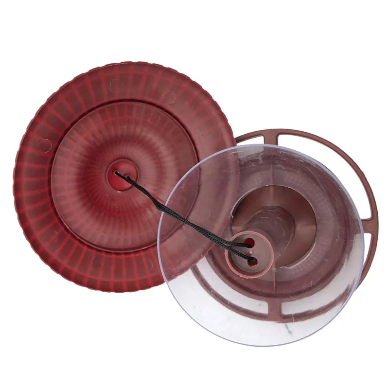 

Pet Feeder Bird Food Dispenser Container Garden Outdoor Feeding Tool Plastic Transparent Waterproof Bird Hanging Feeder