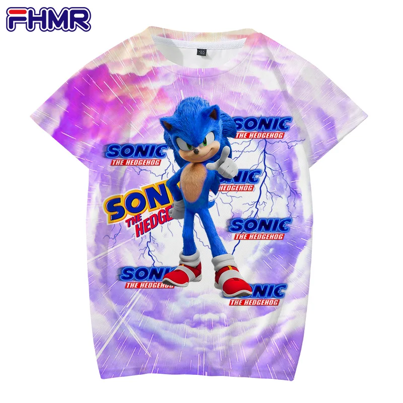 

Sleeve Tops avatar Boys clothing Children Summer Sweatshirt 4-14 Years Clothing for girls sonic T Shirts Kids Boys T-shirts