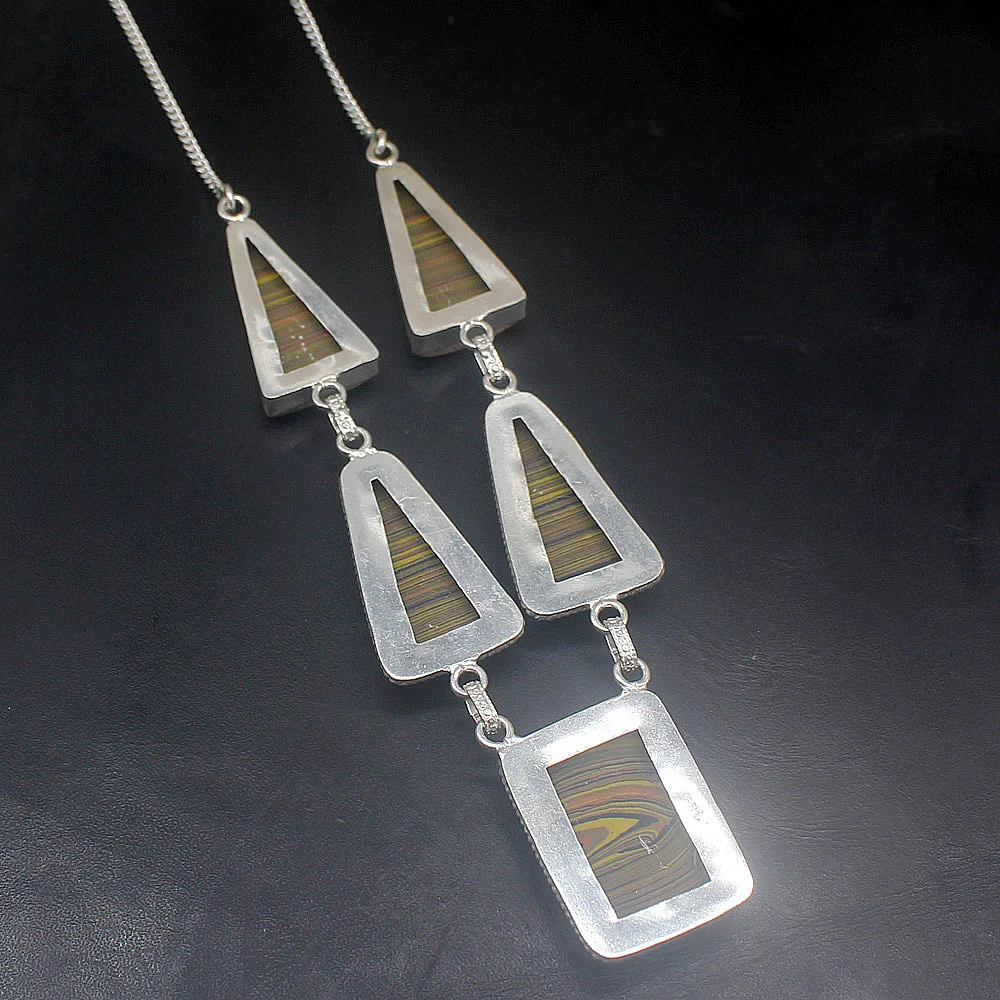 Gemstonefactory ювелирные изделия большая акция 925 серебро Новое поступление полосатая