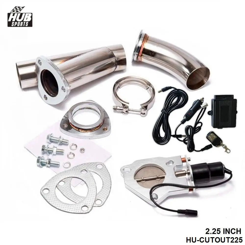 2 25 &quotЭлектрический вырез/e вырез клапан система + пульт дистанционного