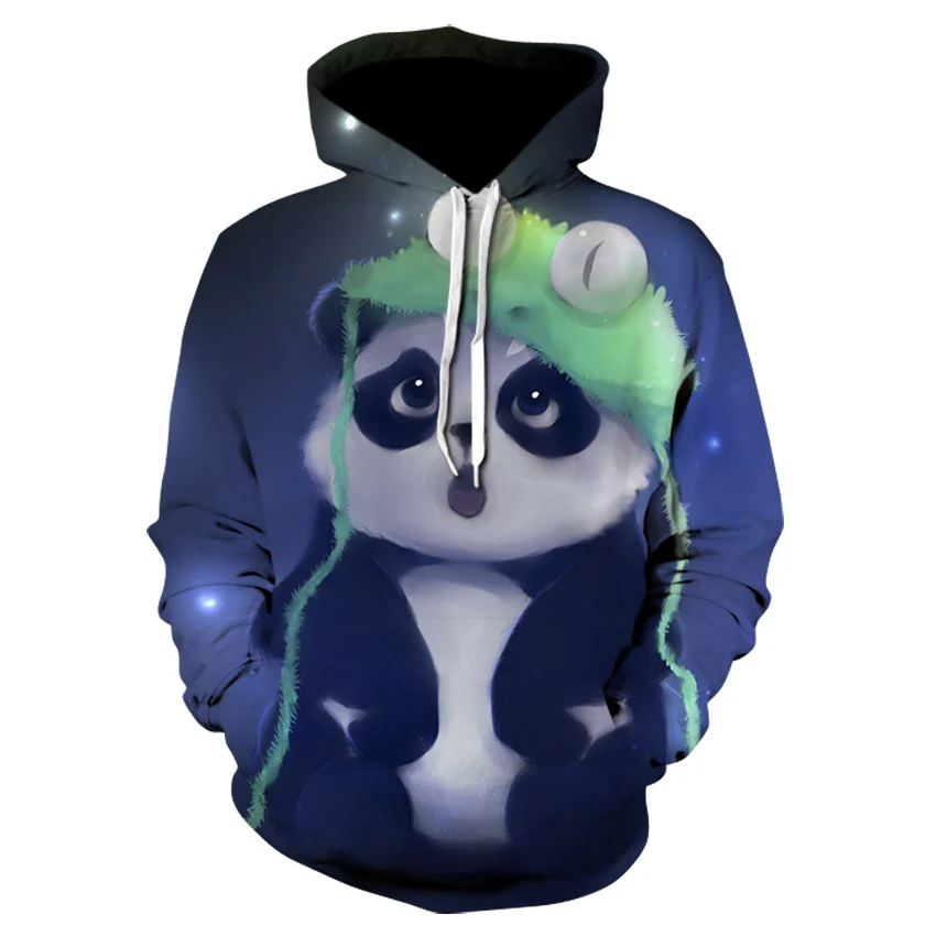 

White Hoodies Sweatshirt For Men and Women 3D Printing Cat Hoodie For Men and Women Spring/Autumn Long-Sleeved 2021 New Pullover