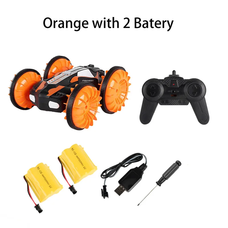 C013 Orange 2B Водонепроницаемый Автомобильный LH-C013 2,4 Ghz вездеход RC внедорожник Грузовик гоночный скалолазание RC грузовик 4WD игрушка амфибия автомобиль пульт дистанционного управления - Цвет: C013 Orange 2B