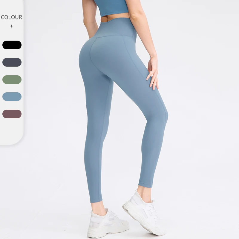 Women's Yoga Pants Push Up Leggings Stretch Running Pants Sports Fitness Leggings High Waist Long Pants Gym Trousers Clothing