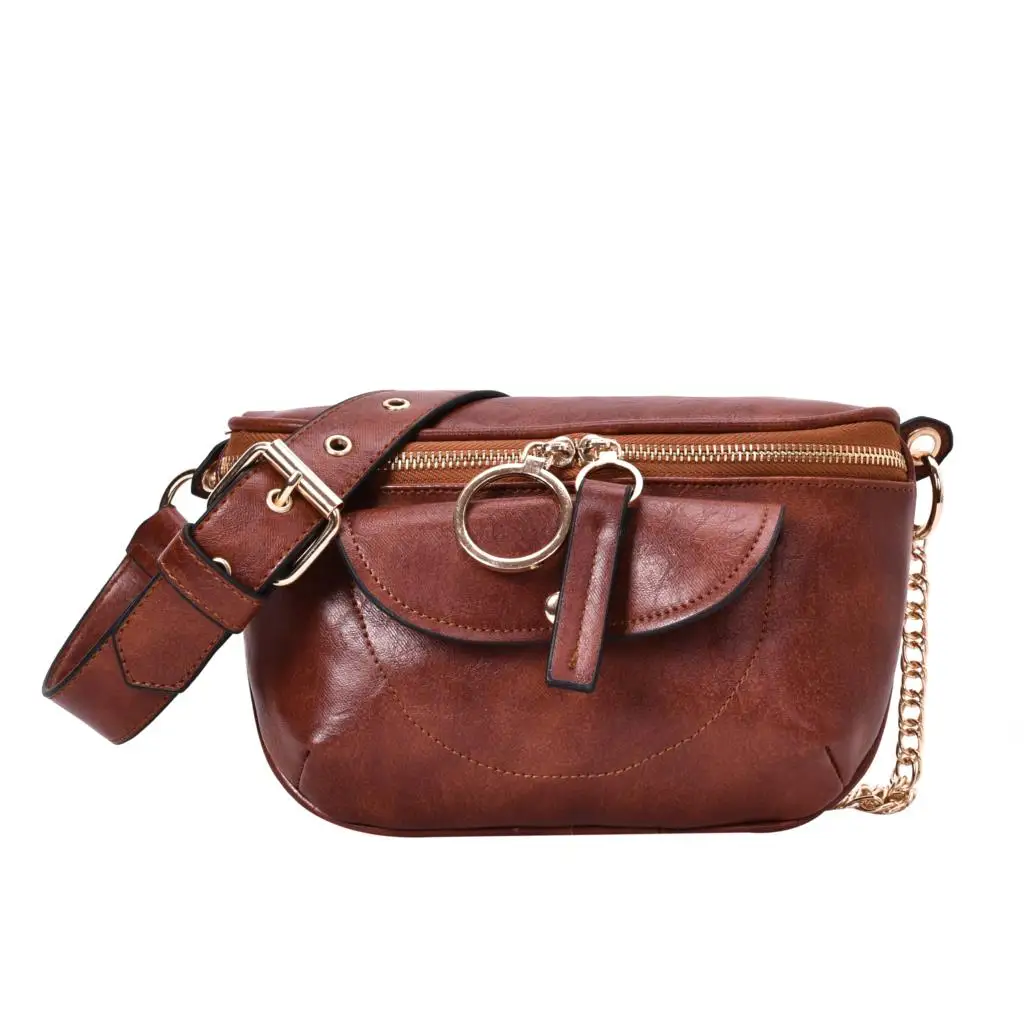 

Small PU Leather Crossbody Bags For Women 2020 Fashion Chest Bag Shoulder Messenger Bag Female Simple Handbags