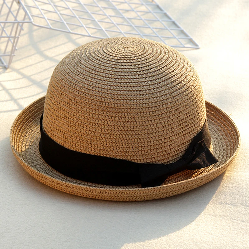 Шляпа OIONINOS A2 женская Соломенная с широкими полями Пляжная Складная Панама от