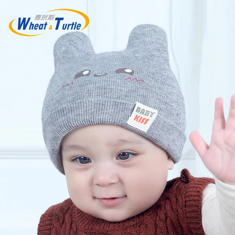 Mother Kids Baby Clothing Accessories Hats Caps Unisex Printed Cotton Knitted Toddler Infant Boys Girls Beanies | Детская одежда и