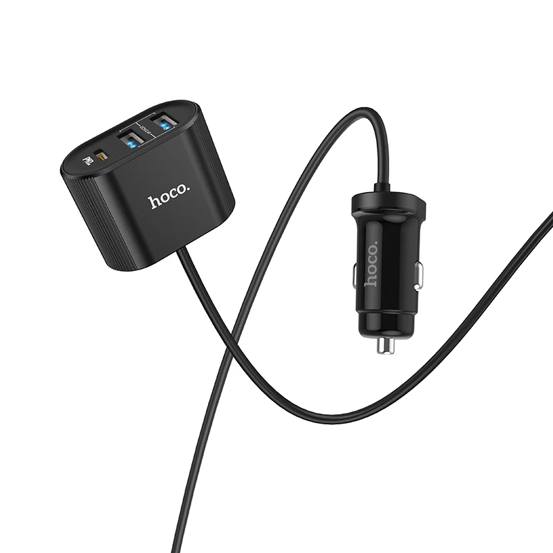 Hoco usb быстрое автомобильное зарядное устройство smart IC 3usb type-C PD QC 3 0 5V 5.4A USB адаптер