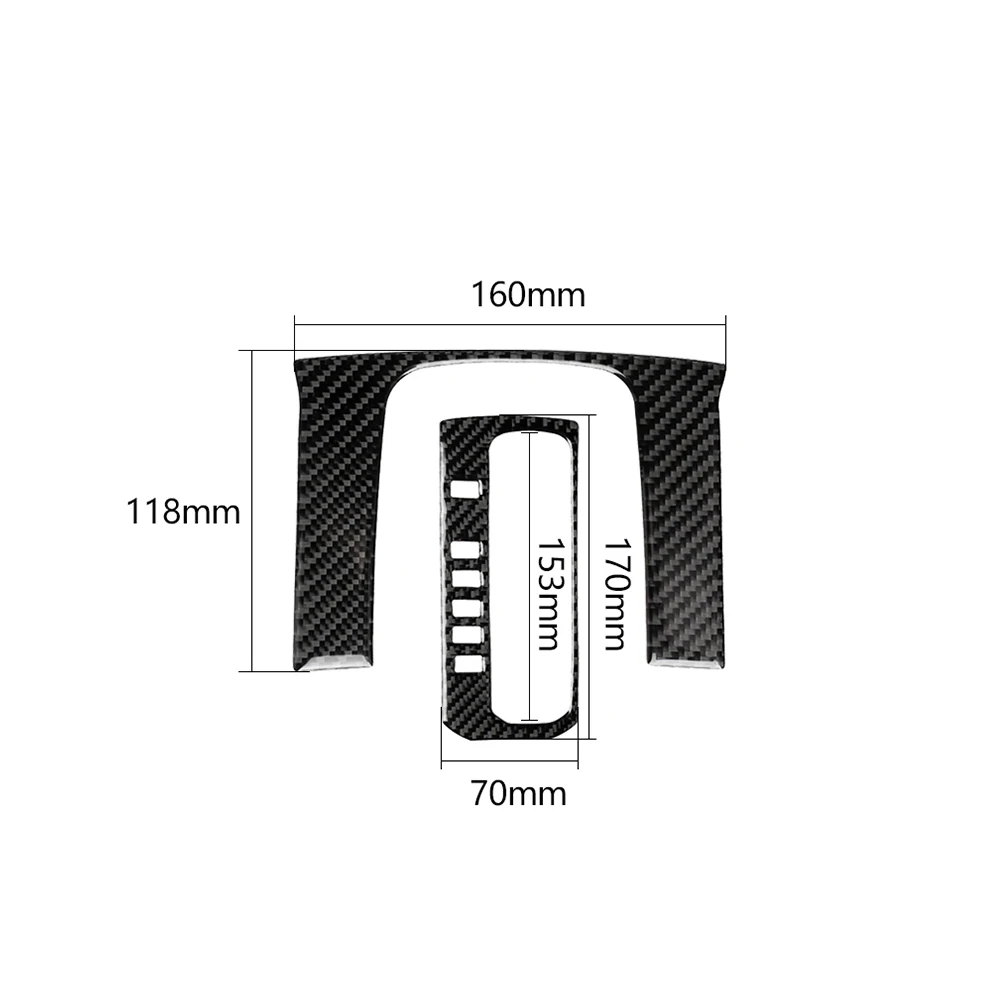 

Carbon fiber car set interior decoration, block frame decoration, suitable For Honda 10 generation Civic (2016-2019)accessories,