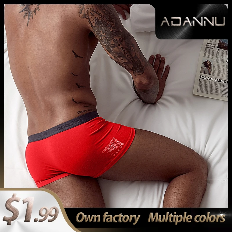 Мужские трусы из хлопка удобное сексуальное мужское нижнее белье боксеры шорты