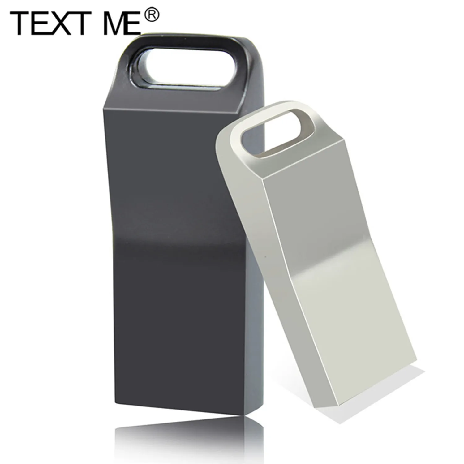 

Металлический флеш-накопитель TEXT ME, 4 ГБ, 8 ГБ, 16 ГБ, 32 ГБ, 64 ГБ