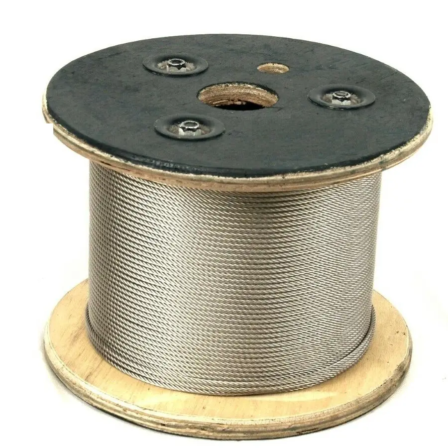 HQ 3 мм 316 Проволочный Трос из нержавеющей стали морского класса, балюстрада, настил, затеняющий парусный снаряжение, кабель 7X7 7X19 1X1 9 структура