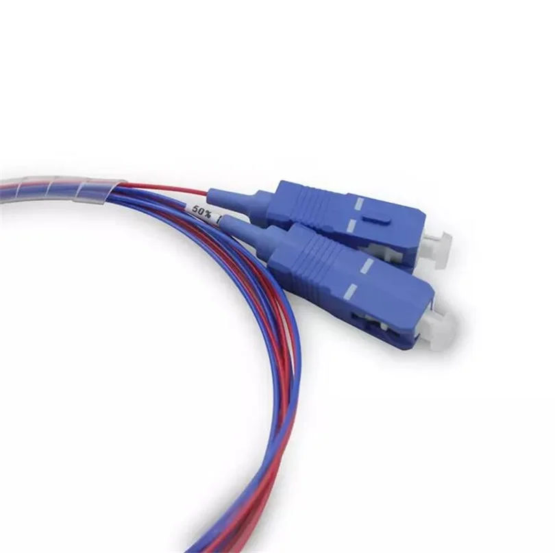 10 шт. сплиттер SC FBT FTTH одномодовая стальная труба UPC оптоволоконный 1X2 мини высокое