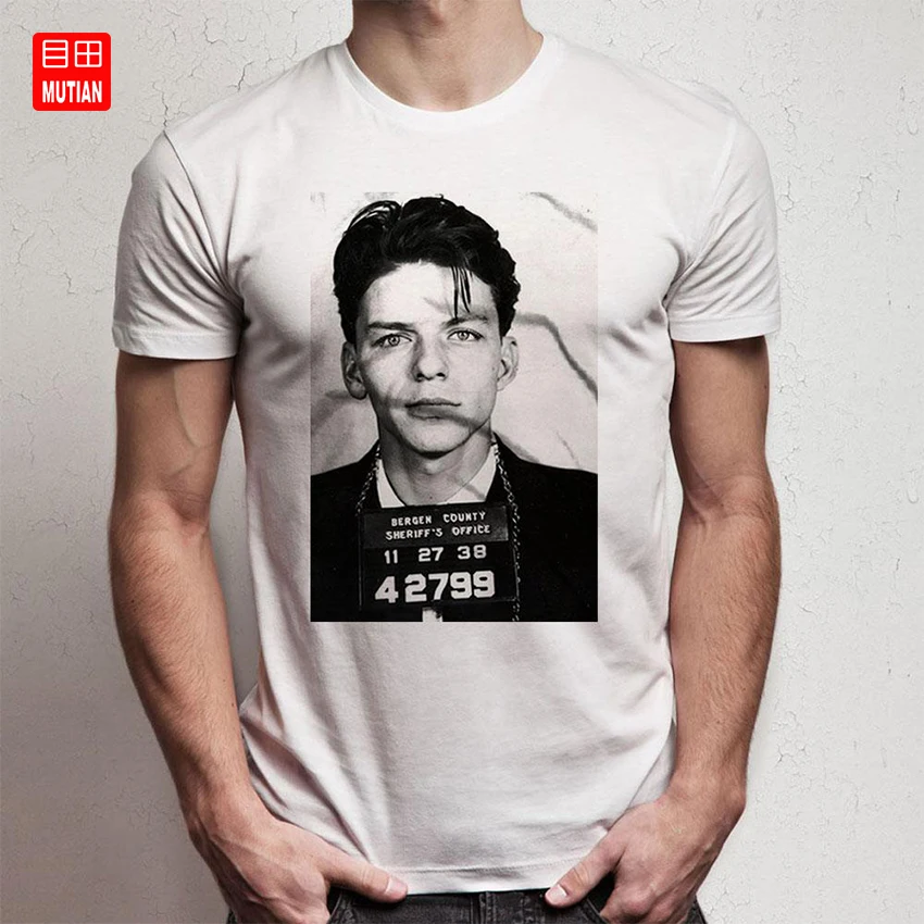 1938 футболка Frank Sinatra Mugshot|Мужские футболки| |