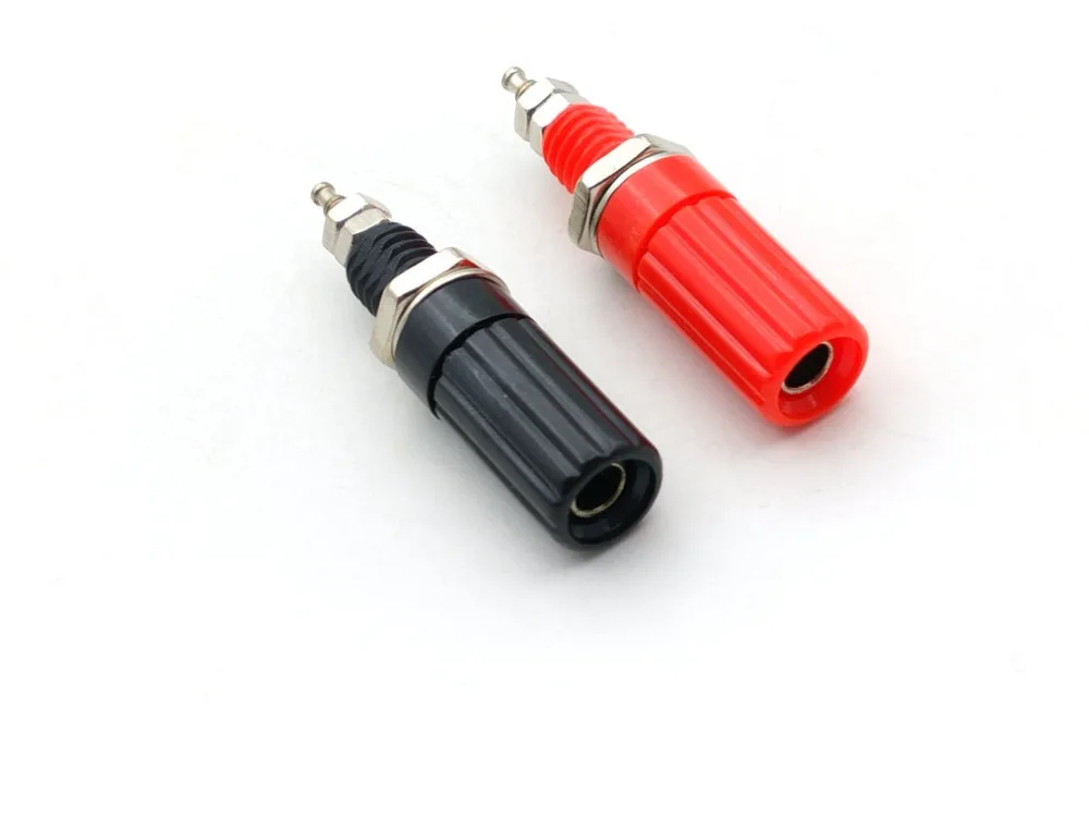 200 шт. Зажимная Клемма для щупа 4 мм вилка типа банан красный + черный|post|post tests |